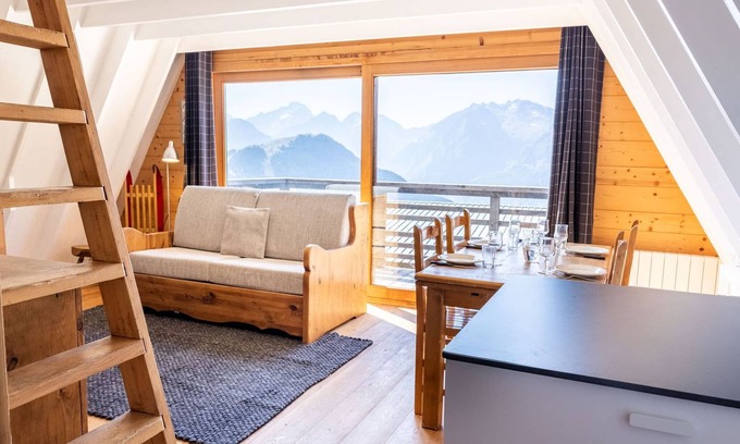 Viel-Alpe Chalet De Esquí | Chalet Huez, 4 dormitorios, 8 personas