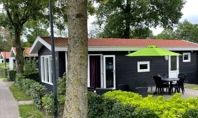 Hulshorst Chalet De Esquí | Acogedor chalet con lavavajillas, en un parque de vacaciones en Veluwemeer