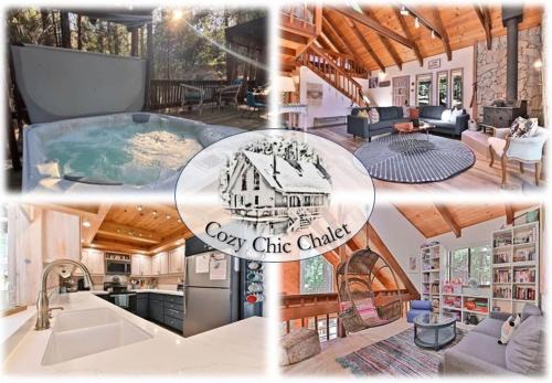 Arnold Chalet De Esquí | Cozy Chic Chalet - Enchanting & Fun Family Retreat - Hot Tub & Fire Pit - Dog Friendly