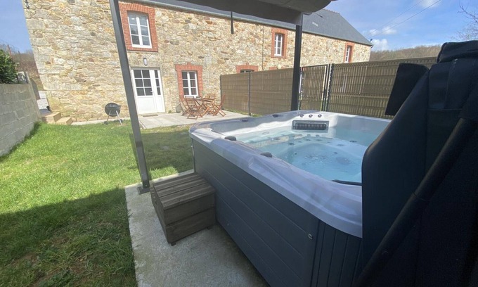 Saussemesnil Cabaña | Casa con Spa Privado, Jardín y Cerca de la Naturaleza en Saussemesnil