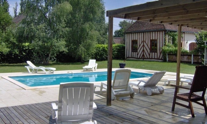 Limeray Apartamento | Acogedor gîte rural con piscina, cerca de castillos del Valle del Loira, ideal para familias.