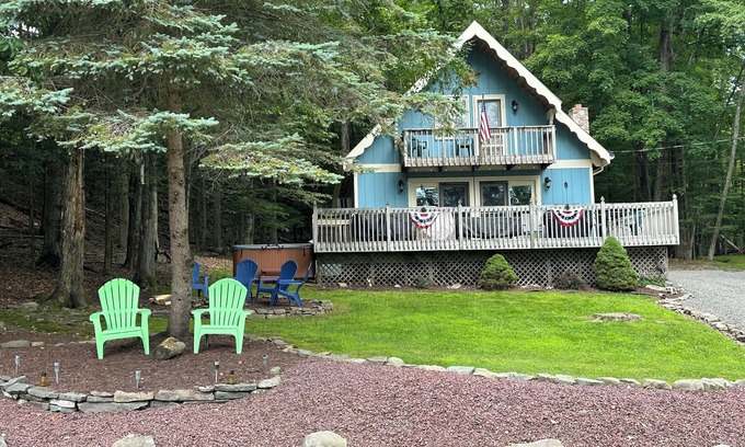 Greentown Casa | Escapada familiar acogedora - Lake House (3 dormitorios, 2 baños) en el lago Wallenpaupack