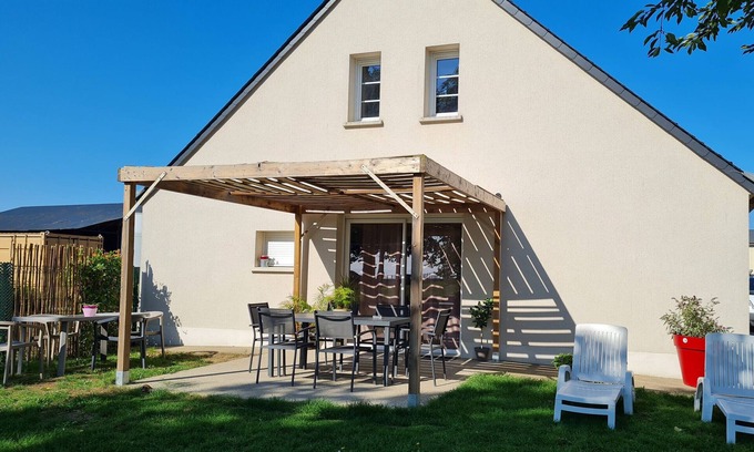 Cravant Cabaña | Gîte au calme avec terrasse et proche de la Loire à Vélo
