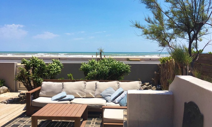 Narbonne-Plage Apartamento | Vacaciones frente al mar, a 30 pasos de la playa, apartamento con gran terraza.