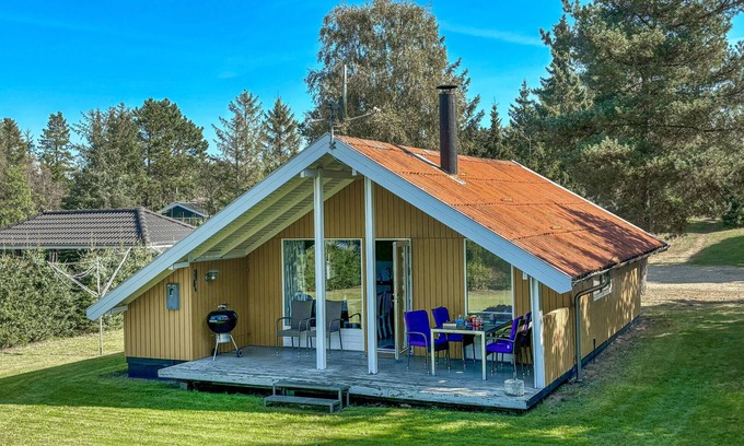 Farvang Casa | Acogedora casa en Fårvang con WiFi