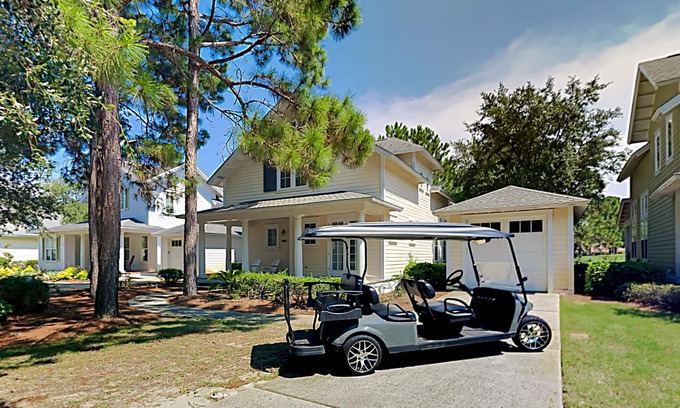 Laurel Grove Casa | Cozy Home w/ Lakefront Porch, Fairway Views & Golf Cart - Shared Pool & Hot Tub