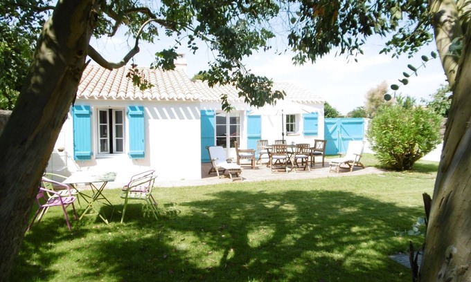 L'Epine Casa | Casa acogedora 4 personas con jardín cerrado en L'Épine, cerca de la playa
