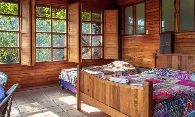 San Juan La Laguna Casa | Cozy lakefront Bungalow looking at beautiful Lake Atitlan