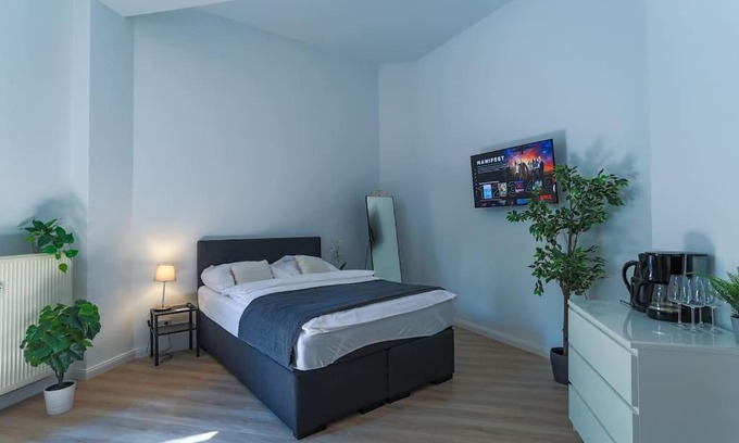 Bad Nauheim Apartamento | Cozy-Livings Altbau mit Terrasse und Küche am Stadtpark