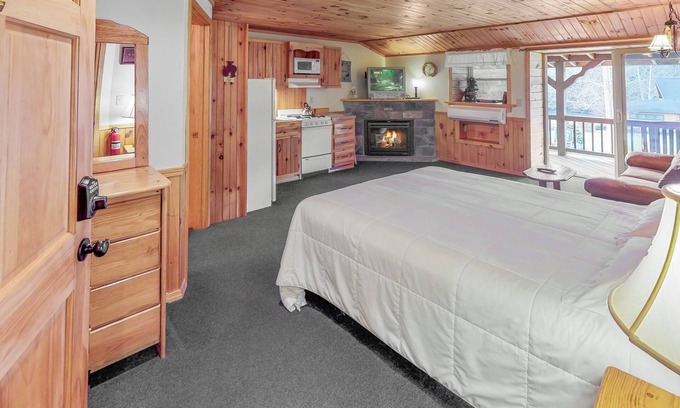 Gaines Cabina | Cozy lodge near PA Grand Canyon & Cherry Springs fitness room, AC, WiFi