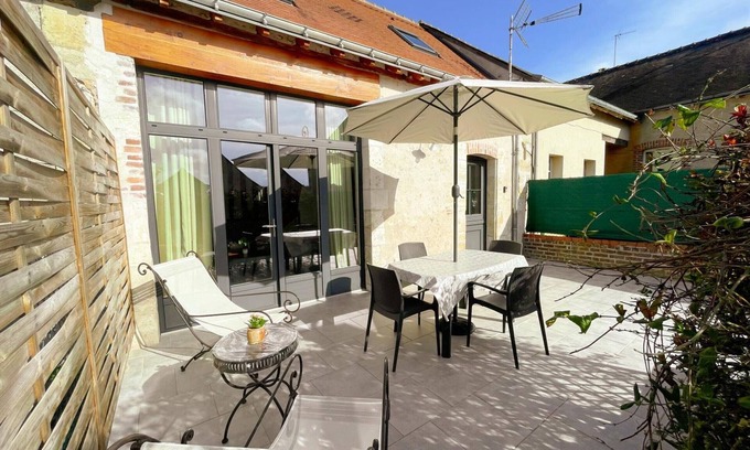 Autreche Cabaña | Encantadora casa en el Valle del Loira: ideal para explorar Amboise, WiFi, TV, jardín y aparcamiento