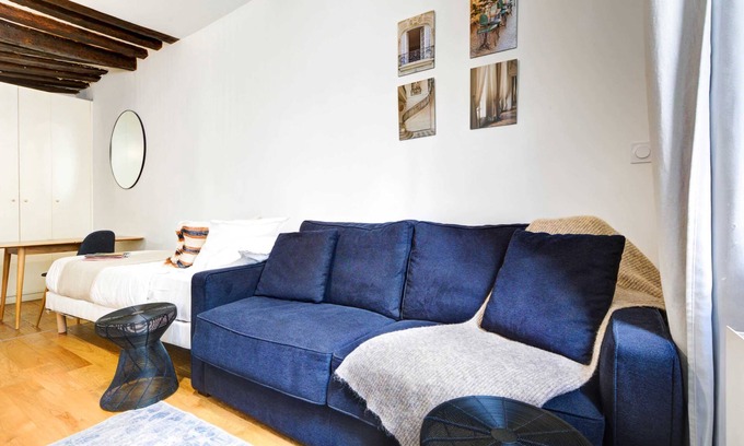 Les Iles Apartamento | Cozy Marais Studio Next to the Seine - Pont Marie