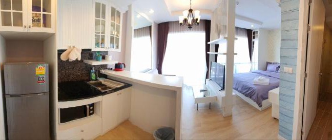 Saen Suk Apartamento | Cozy near beach 200m with toproof pool at Patio Bangsaen