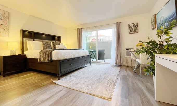 Walnut Creek Apartamento | Cozy New King bed studio with Patio, in Walnut Creek
