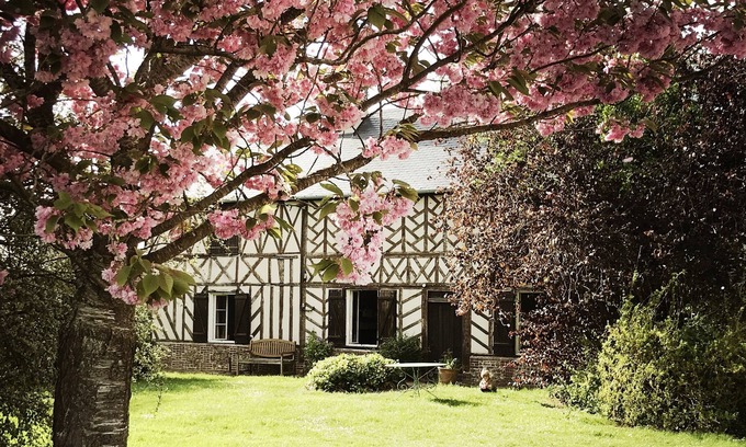 Capelle-les-Grands Casa | Cozy, quiet farmhouse, 1 ha park, orchard, castles, sea 50 km