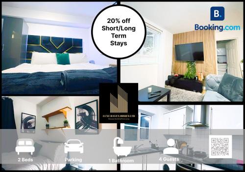 Woolwich Riverside Apartamento | Cozy Riverside 2BR Apt sleeps 4 Woolwich Greater LDN Fast WiFI & Free Parking