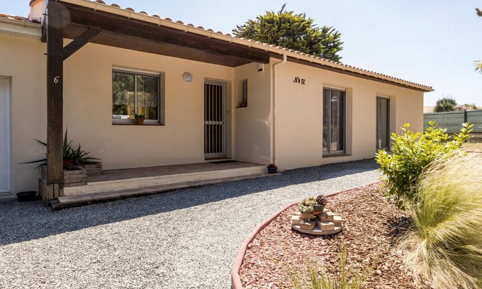 Saint-Brevin-l'Ocean Cabaña | Casa espaciosa con gran terraza, jardín cerrado a 100m del mar y cerca de comercios