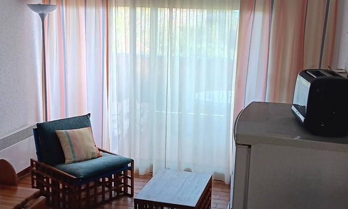 Roquebrune-Cap-Martin Apartamento | Cozy studio for 4 with Wi-Fi and pets allowed