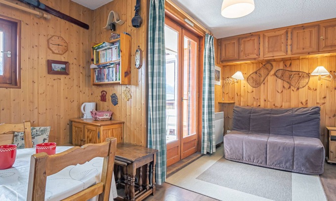 Aussois Apartamento | Estudio acogedor 3 pers, vistas montañas en Aussois