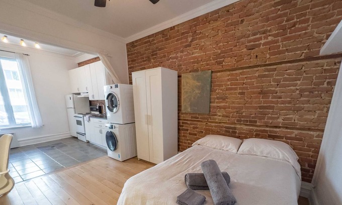 De Lorimier Apartamento | Cozy Studio in Plateau 2min to Ave Mont-Royal