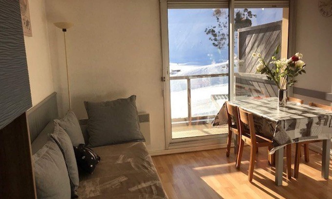 Montreal Apartamento | Estudio para 4 personas - frente a pistas - balcón sur - parking cubierto