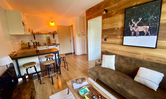 Formigueres Apartamento | Formiguères - Apartamento T2 luminoso con terraza, 3 huéspedes, cerca de pistas y comercios