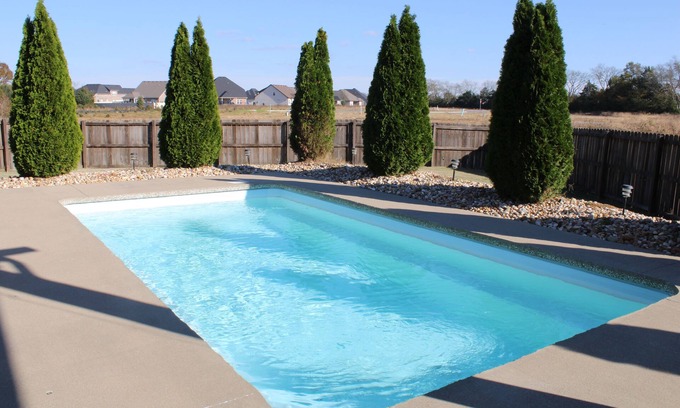 Murfreesboro Casa | COZY Tropical Oasis with Saltwater Summer Pool Sleeps 8