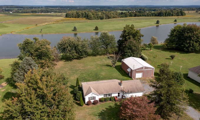 Branchton Casa | Cozy Volant Ranch With Lakeview