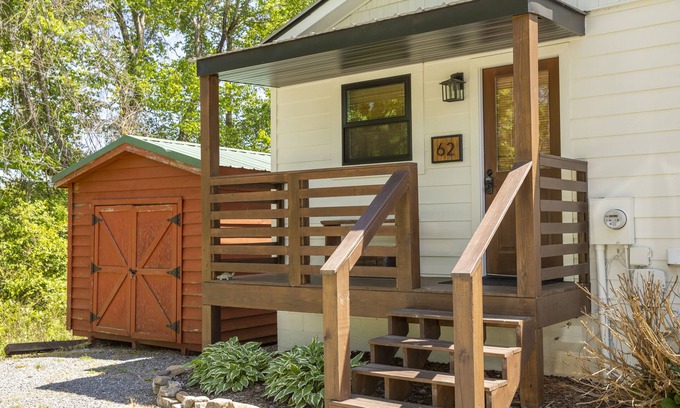 Hiawassee Cabina | Acogedor chalet frente al mar con gran muelle