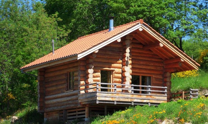 Saint-Martin-la-Sauvete Cabaña | Acogedor chalet de madera con estufa y internet en Saint-Martin-la-Sauveté