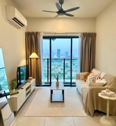 Bandar Tun Razak Apartamento | Creamy KL View - Majestic Maxim near UCSI, KL, MRT #康乐夜市