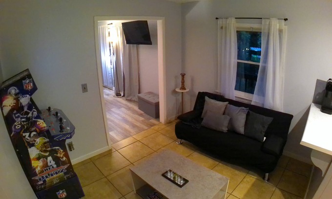 Clarkston Casa | Creekside oasis with movie room
