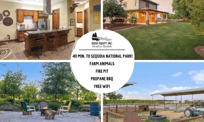 Visalia Casa | Creekside Ranch, a Farm Experience near Sequoia NP