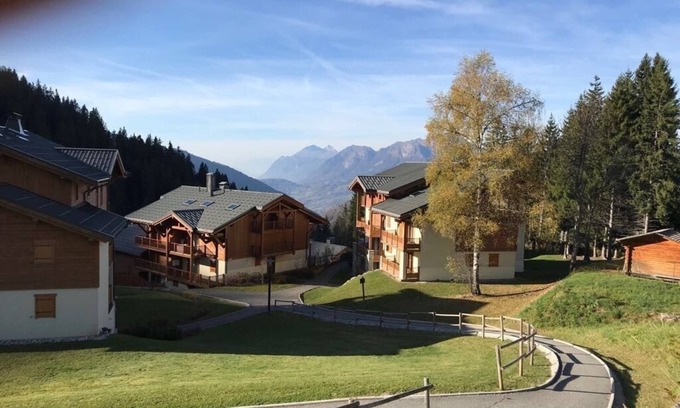Cohennoz Apartamento | Crest Voland, 300m pistas y comercios, residencia de lujo con piscina