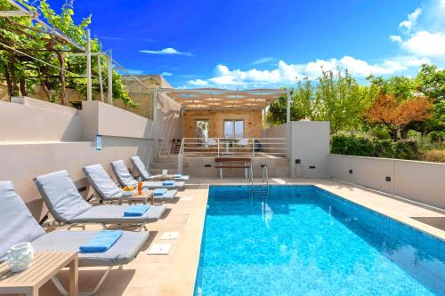 Dramia Casa | Cretan Breeze Villa Beheizter Privater Swimmingpool