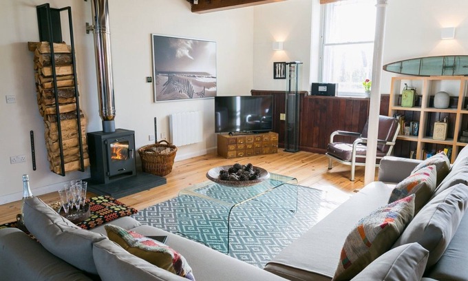 Ty Croes Apartamento | Cribinau - a dog that sleeps 8 guests in 4 bedrooms