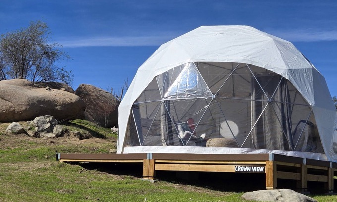 Fallbrook Alquiler De RV | Crown View Dome with Mountain Views, Splitrock