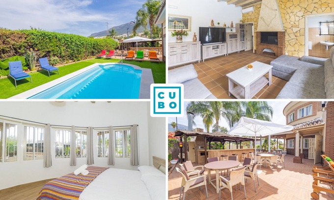 Alhaurín el Grande Cabaña | Cubo's Casa El Candil 8 PAX / urbano / piscina privada / wifi gratis