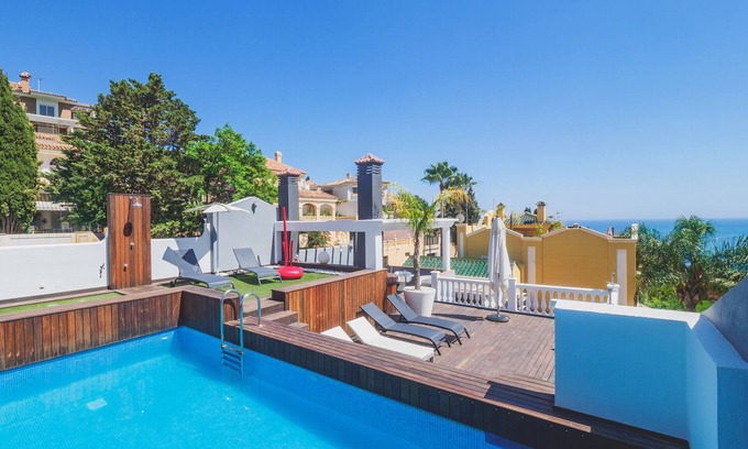 Monte Sancha Villa | Cubo's Gibralfaro House Center / piscina privada / aire acondicionado