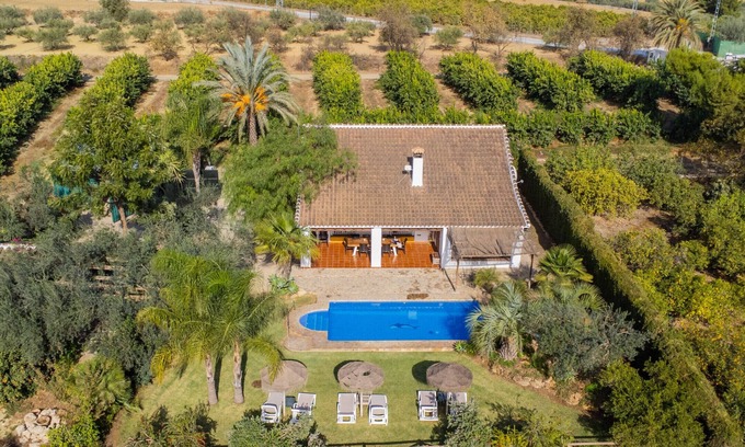 Alhaurín el Grande Villa | Cubo's Villa Cortijo La Indiana / piscina privada / aire acondicionado / wifi gratis / BBQ