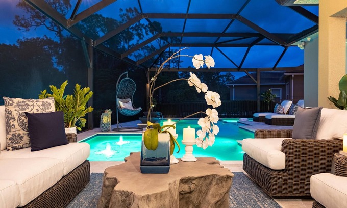 Rural Estates Casa | Custom home with private saltwater pool & outdoor oasis near beaches, 5th Ave,
