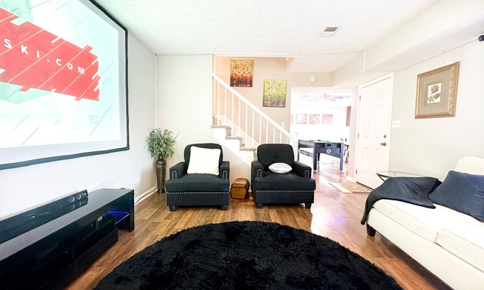 Lexington Casa | Cute Crib with Wide Screen Home Theater and Games