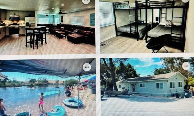 Raisin Casa | Cute remodeled home W/private pond 6 adults/ 6 kids