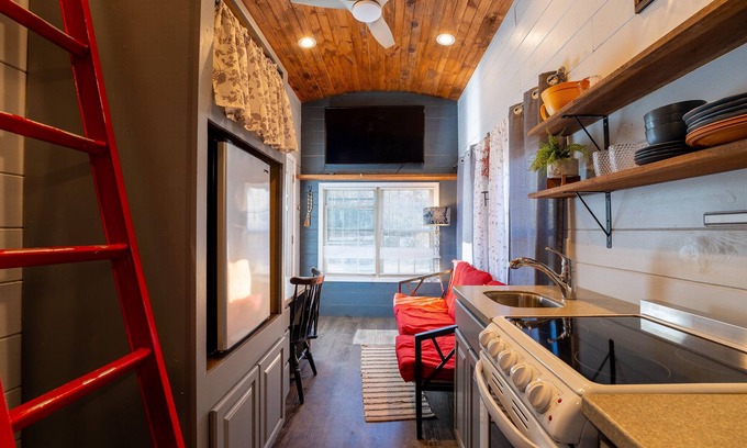 Caryville Cabina | Cute Tiny House! Located right outside Rocky Top, Leave here to hit the trails!