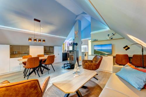 Ueckeritz Apartamento | Dünenhaus Ückeritz UnserUsedomDe FeWo ca80qm mit privater Sauna und Kamin Parkplatz direkt am Strand 4I3