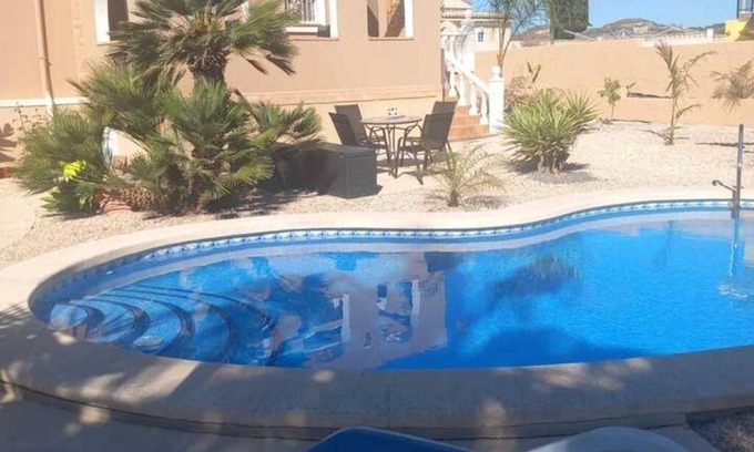 Mazarrón Villa | D06 Ruby 2 bed/2 bath, private pool & garden, air conditioning, dog permitted.