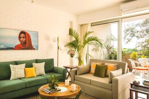 Reis Magos Apartamento | Da Alohas Hibiscus Oasis Pool Facing Candolim