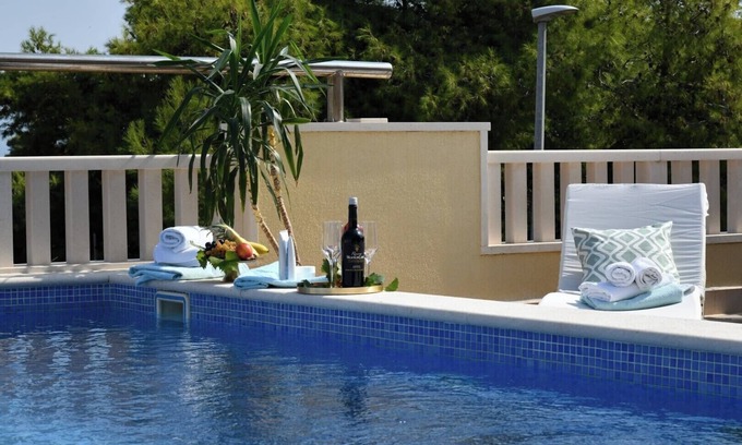 Postira Casa | Dalmatian villa with pool and breathtaking sea views