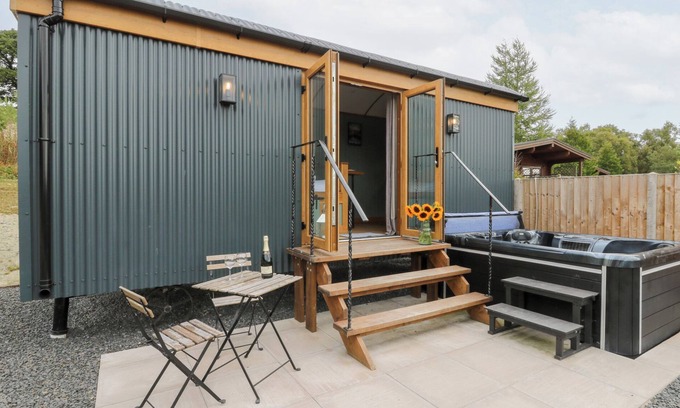 Rhayader Cabaña | Dam View Shepherds Hut