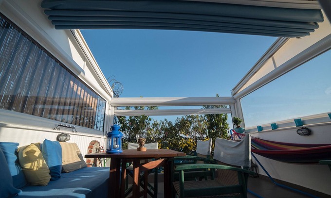 Kallikratia Apartamento | Dandy On The Beach | Apartamento de 2 pisos | Techo abierto